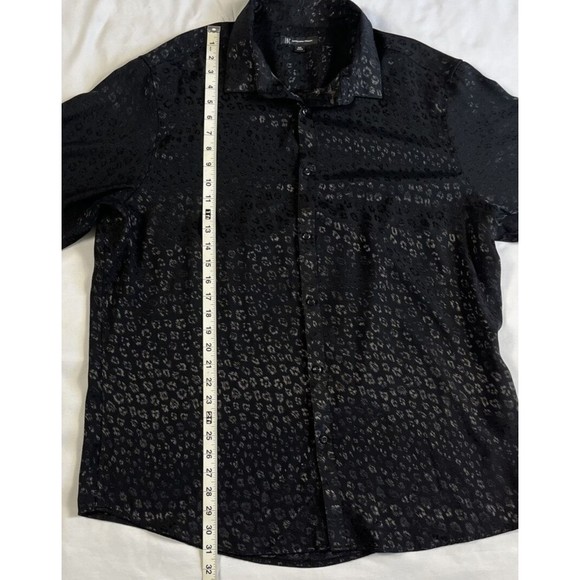 INC.  Men's Black Button Silky Shirt SIZE XXL NEW - Picture 13 of 16